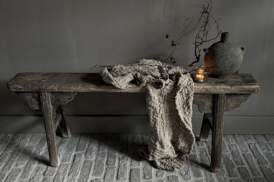 Authentiek Chinees houten bankje 